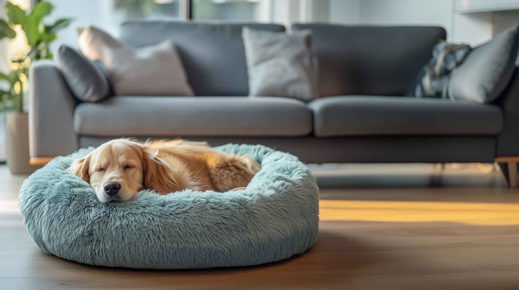 Calming Stress Relief Dog Bed