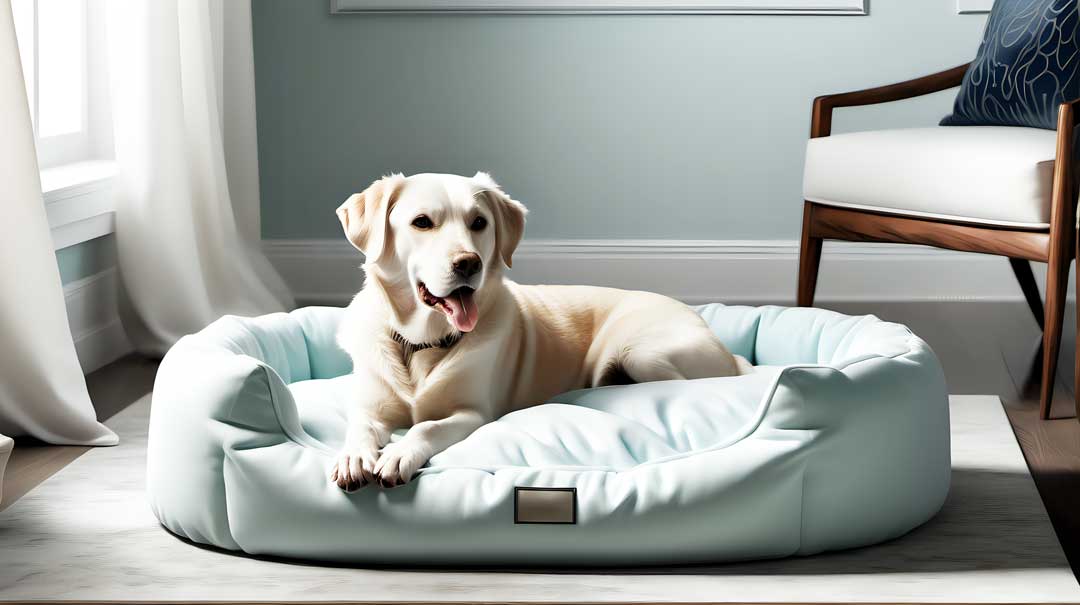 No chew dog top bed