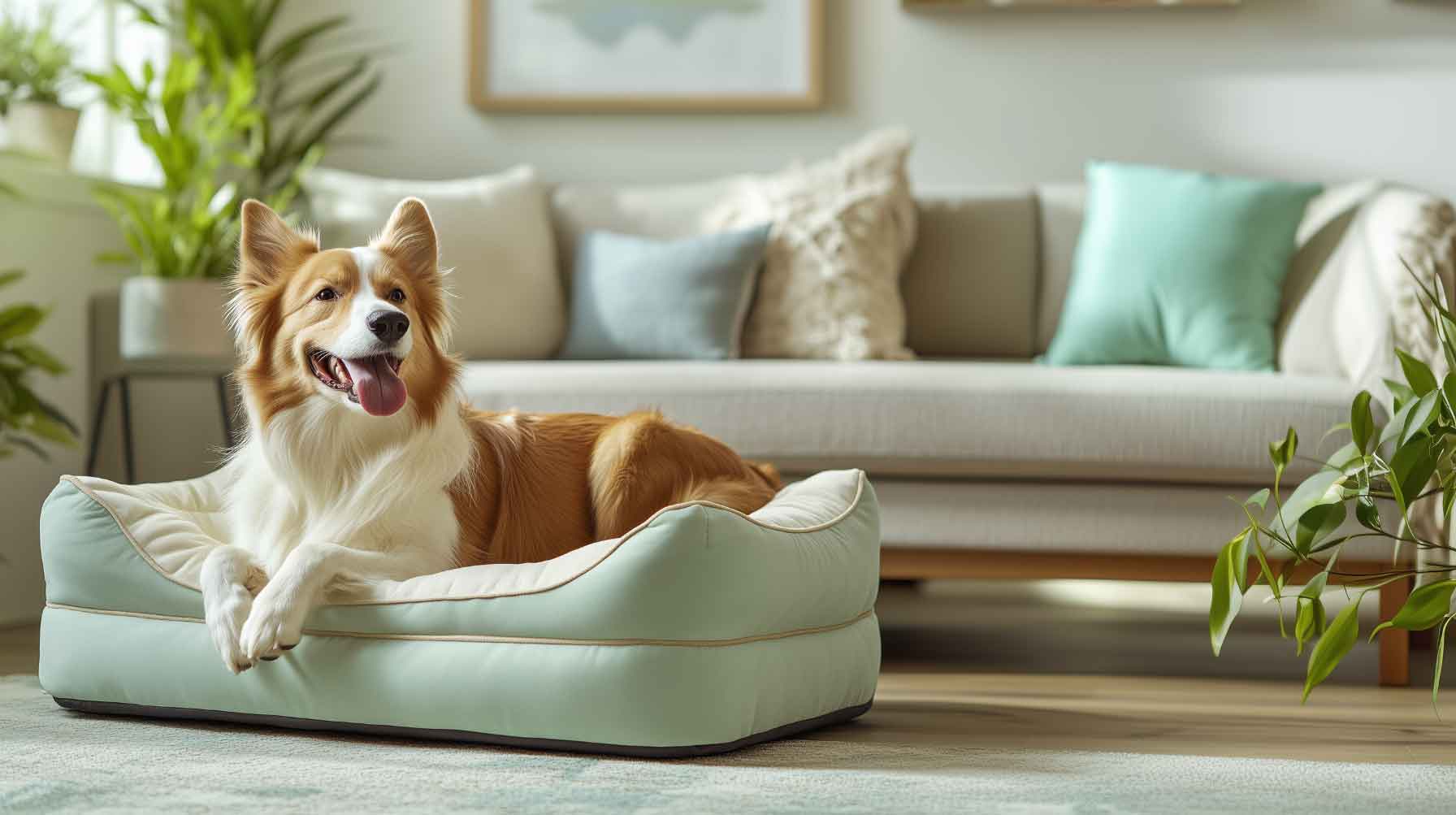 Orthopedic Dog Bed with Bolster