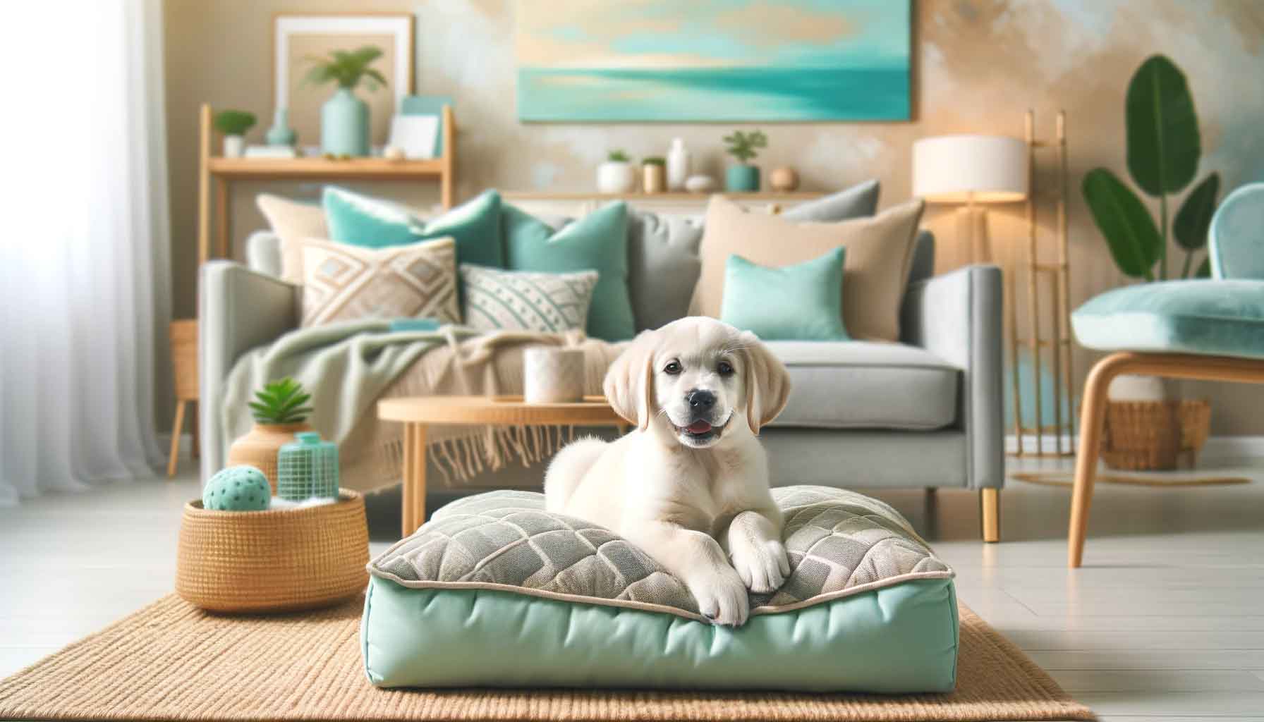 Puppy Keeps Chewing Bed