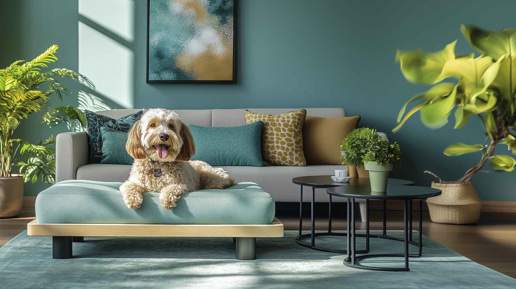 Raised Dog Couch