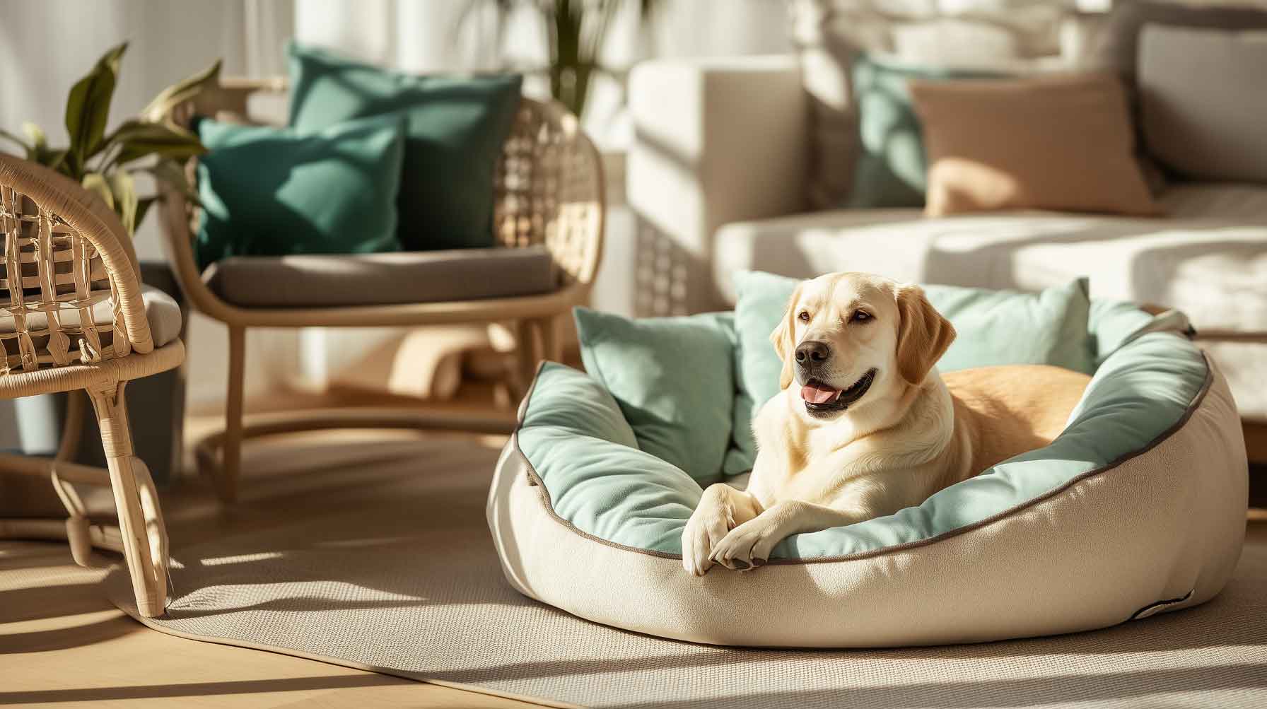 Small Dog Bed with Cover