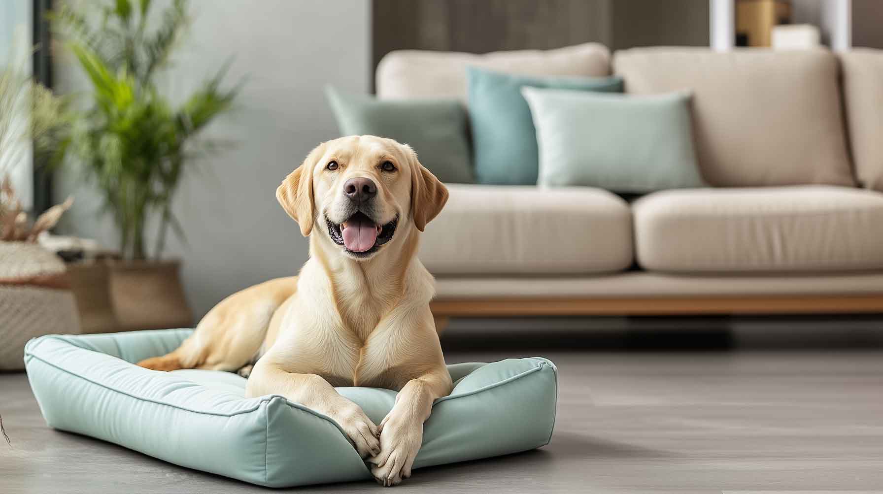 Waterproof Dog Bed With Washable Cover