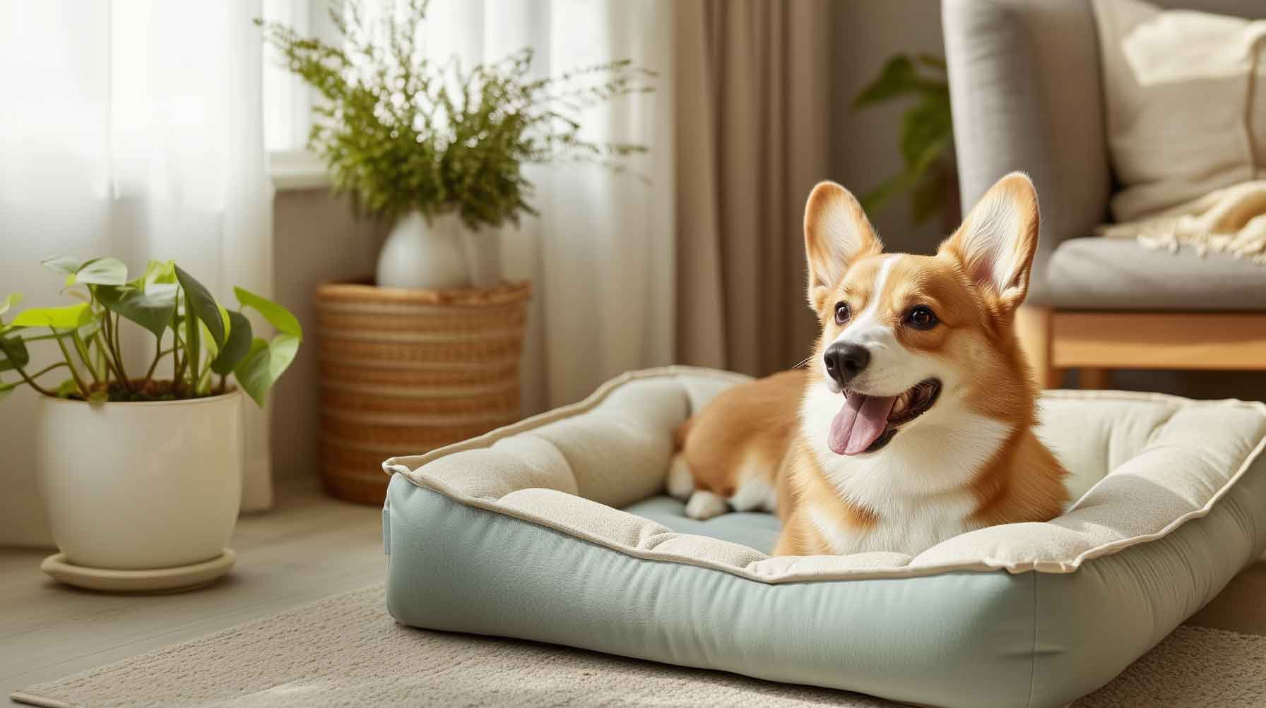 Memory Foam Dog Bed With Sides