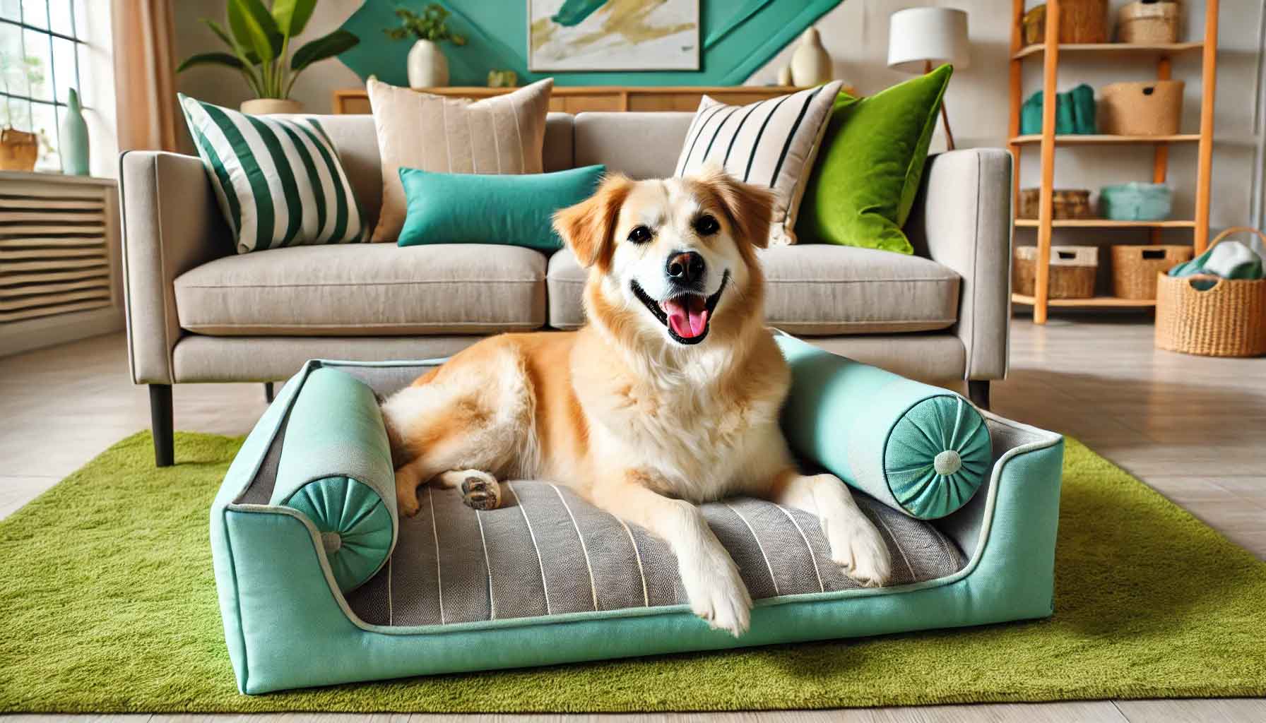 Orthopedic Dog Bed with Bolster