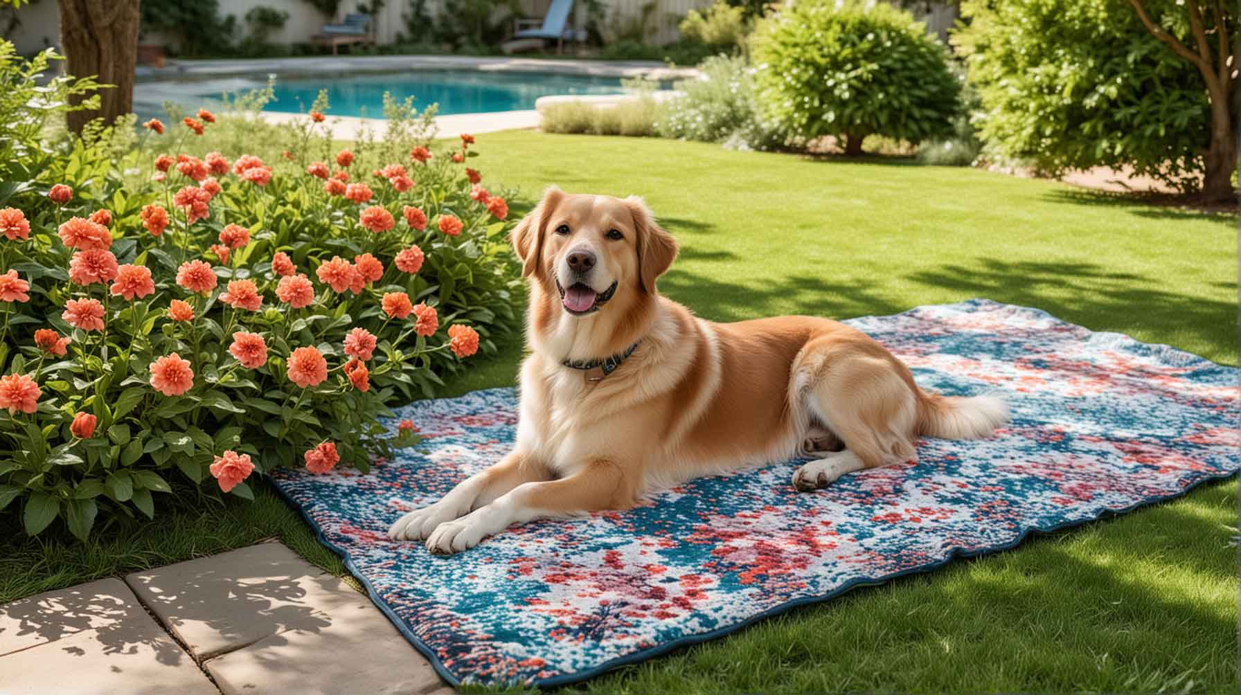 Outdoor Cooling Mat for Dogs