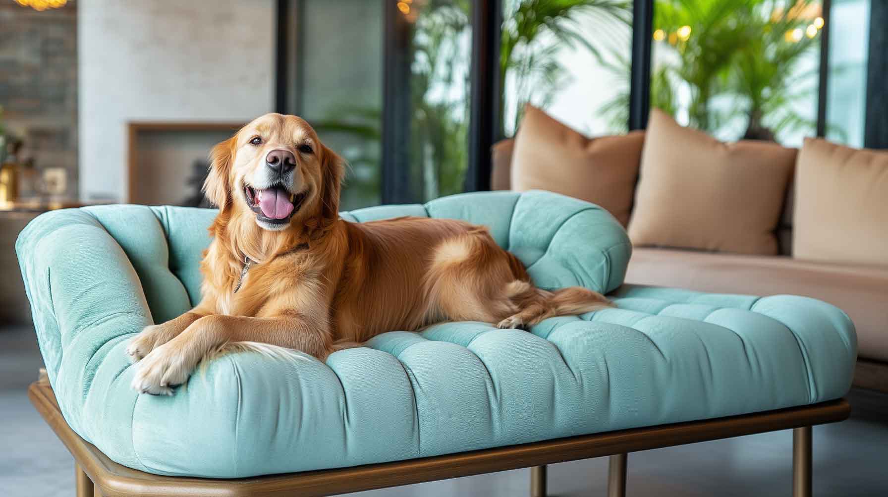 Raised Dog Couch