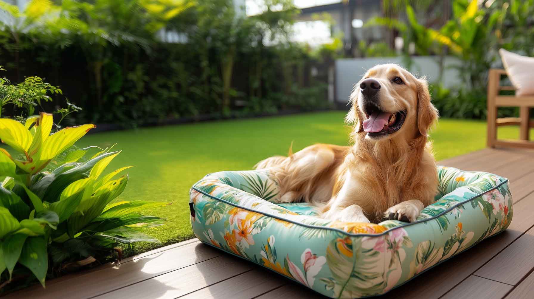 Waterproof Dog Bed for Outside